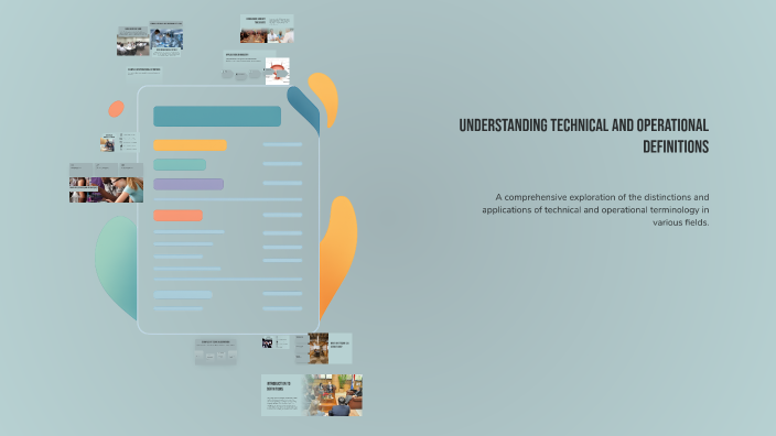 Understanding Technical and Operational Definitions by Kido Morado on Prezi