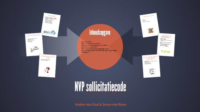 NVP sollicitatiecode by amber van gool