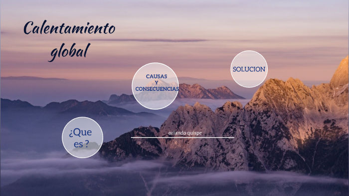 el calentamiento global by orlando12 Quispe Larico on Prezi
