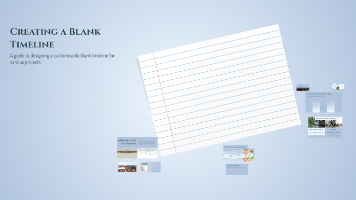 Creating a Blank Timeline by COREY DIAZ on Prezi
