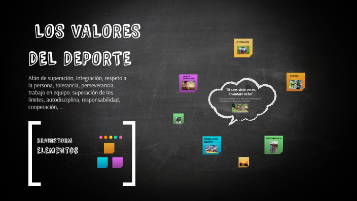 LOS VALORES DEL DEPORTE by Luis De Arriba on Prezi