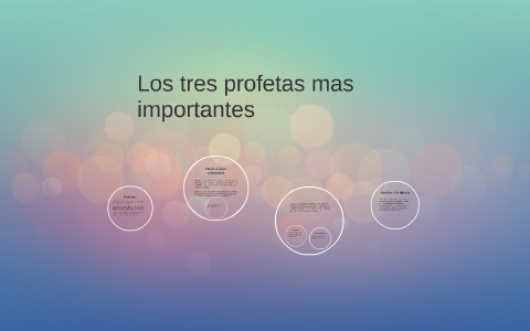 Los Tres Profetas Mas Importantes By On Prezi Next