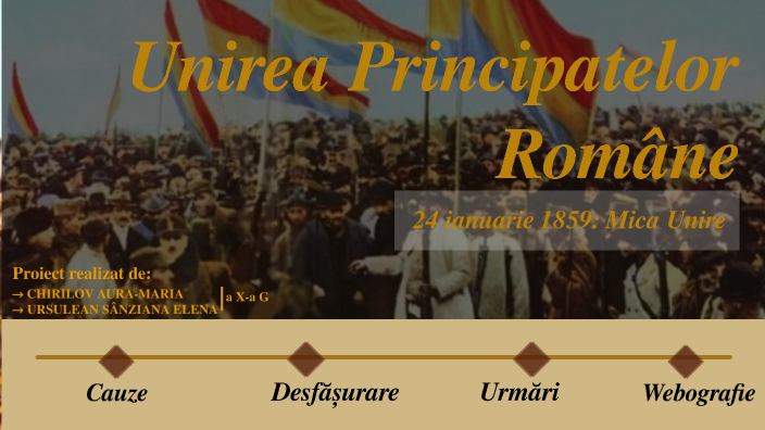 Unirea Principatelor Române - 1859 By Aura Chirilov On Prezi