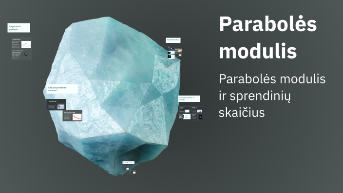 Parabolės modulis by Rokas R. on Prezi