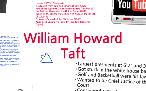 William Howard Taft by Gianna Argie on Prezi