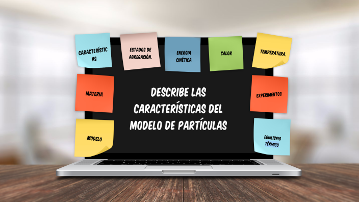 Describe las características del modelo de partículas y comprende su  relevancia para representar la estructura de la materia. by MIGUEL  HERNANDEZ GUTIERREZ