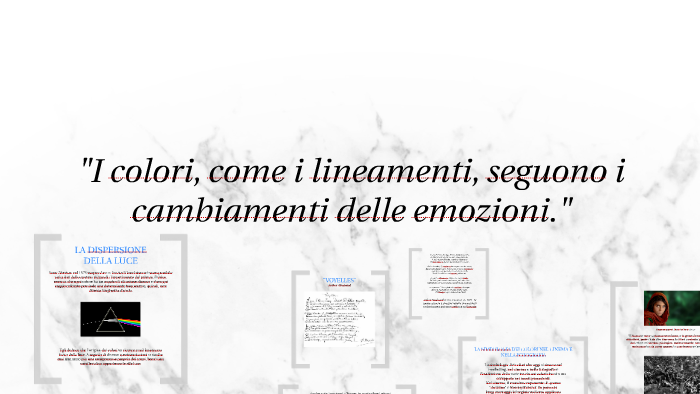 Quoti Colori Come I Lineamenti Seguono I Cambiamenti