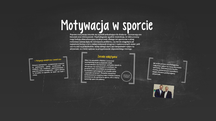 Motywacja W Sporcie By Krzysztof Kurkowski On Prezi
