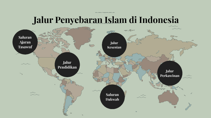 Jalur Persebaran Islam di Indonesia by Arta Diane Abigael on Prezi