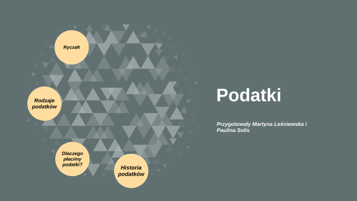 Podatki podstawy przedsiębiorczości by Martyna Leśniewska on Prezi