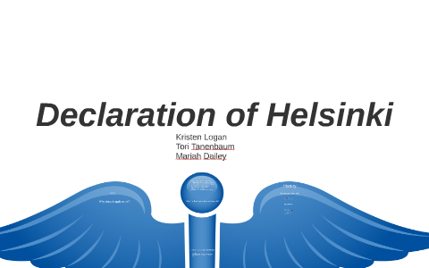 declaration of helsinki essay