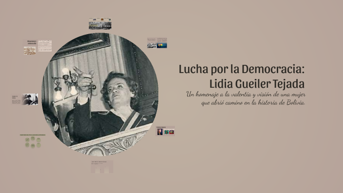 Lidia Gueiler Tejada: Pionera de la Democracia en Bolivia by Estefani ...