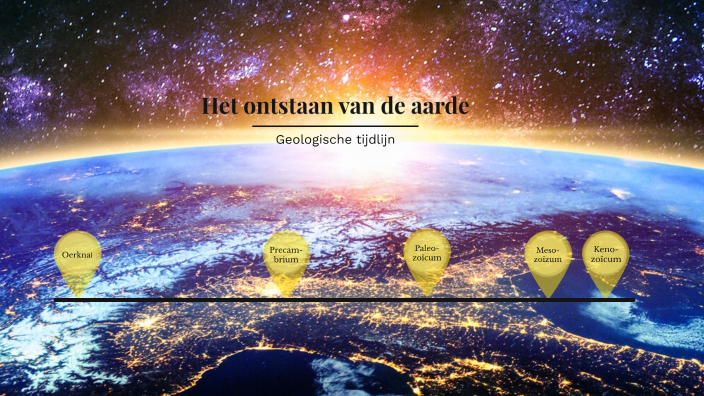 Geologische Tijdlijn - Aardrijkskunde by Lieve Snijders on Prezi