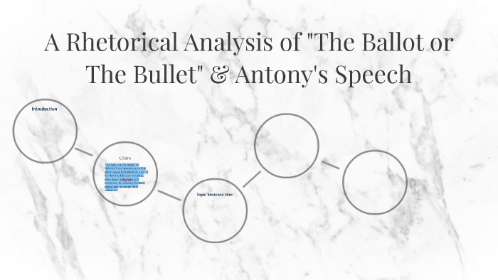 the ballot or the bullet rhetorical analysis essay