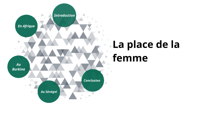 La place de la femme by Alexandra Defaix on Prezi