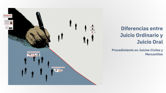 Diferencias entre Juicio Ordinario y Juicio Oral by Marco Isaac Laborie