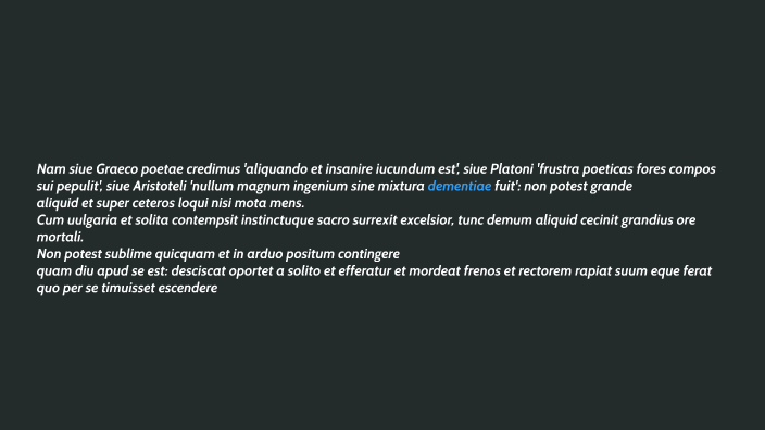 DE TRANQUILLITATE ANIMI by aurora fantini on Prezi