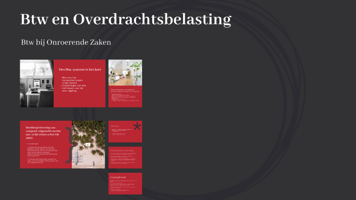 Btw- en Overdrachtsbelasting bij Onroerende Zaken by Eva van der Mije