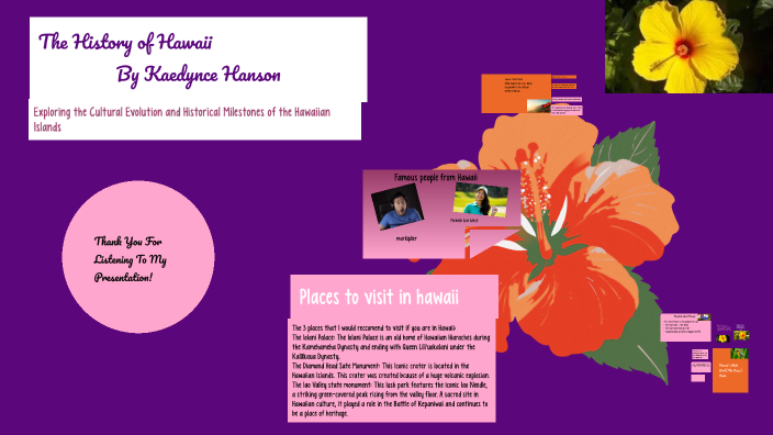 The History of Hawaii by Kaedynce Hanson on Prezi