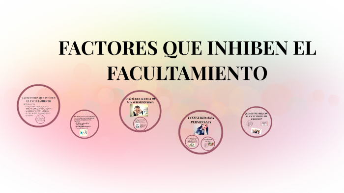FACTORES QUE INHIBEN EL FACULTAMIENTO by kristel guadalupe castillo