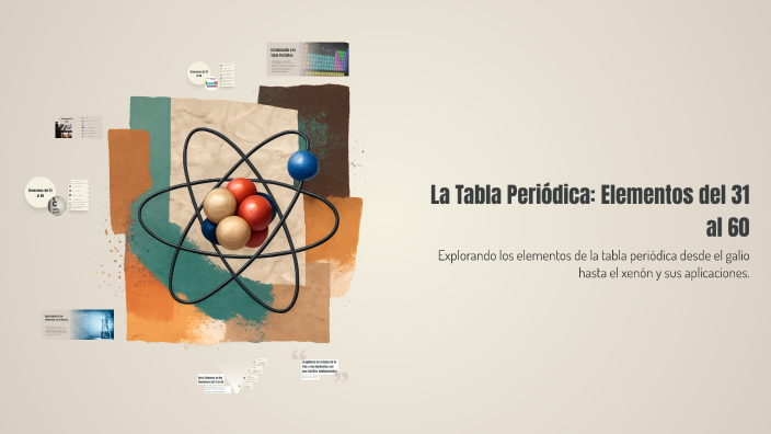 La Tabla Periódica: Elementos del 31 al 60 by Sarely Cach on Prezi