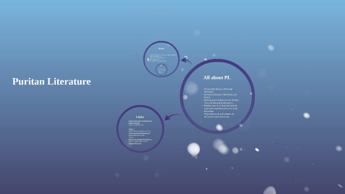 Puritan Literature by on Prezi