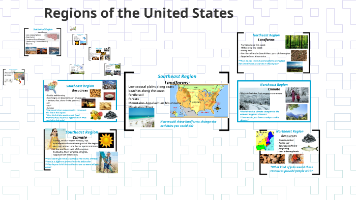 Regions of the United States by Nikole Stevens on Prezi