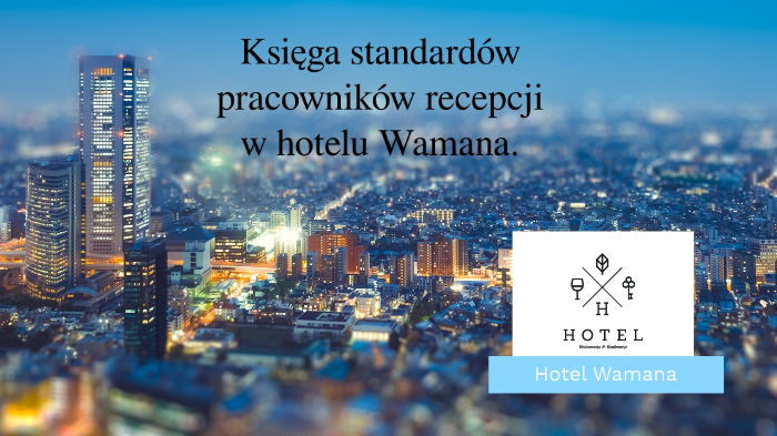 Księga standardów pracowników recepcji w hotelu by Sylwia Abramowicz on ...