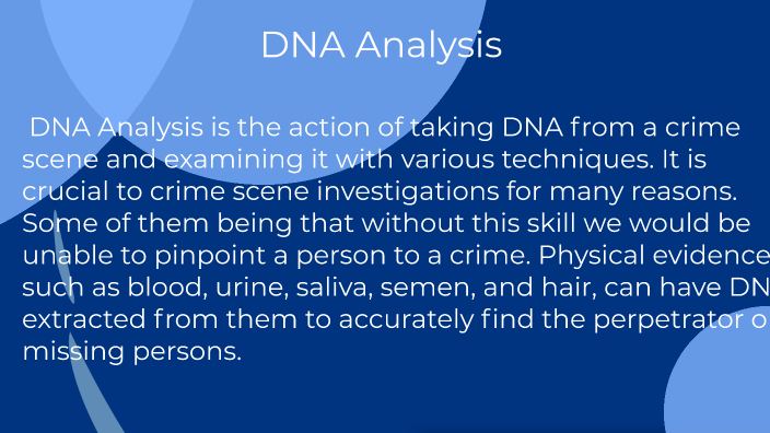 Forensics DNA by Kynlee Murrow on Prezi