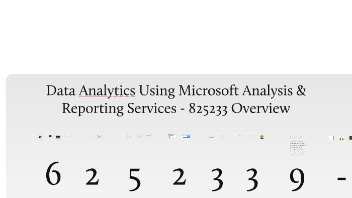 Microsoft Analysis Services by Tamika Smith on Prezi