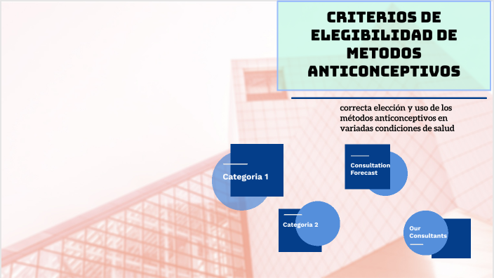 Criterios De Elegibilidad Metodos Anticonceptivos By Jeniffer Leon On Prezi