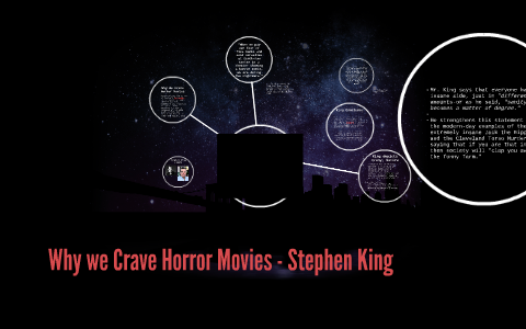 what is the thesis of why we crave horror movies