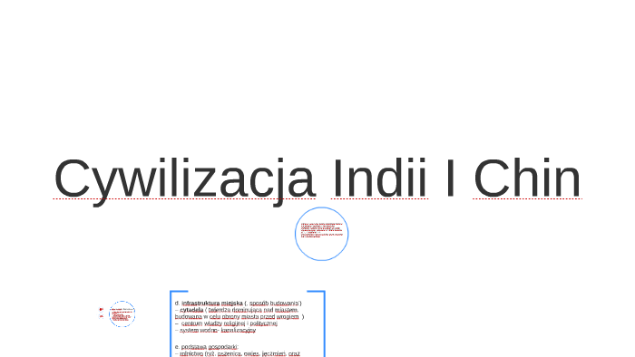 Cywilizacja Indii I Chin by Zofia Dębicka on Prezi