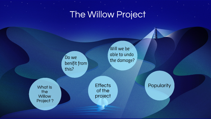 thesis statement about the willow project