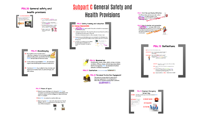 Subpart C General Safety and Health Provisions by Phillip Johnson on Prezi