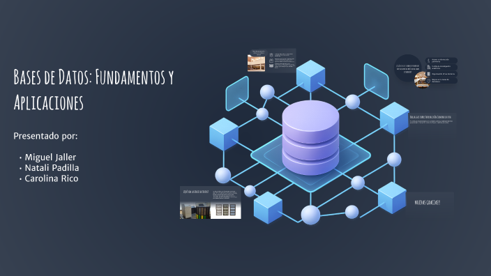 Bases de Datos: Fundamentos y Aplicaciones by Miguel Jaller on Prezi