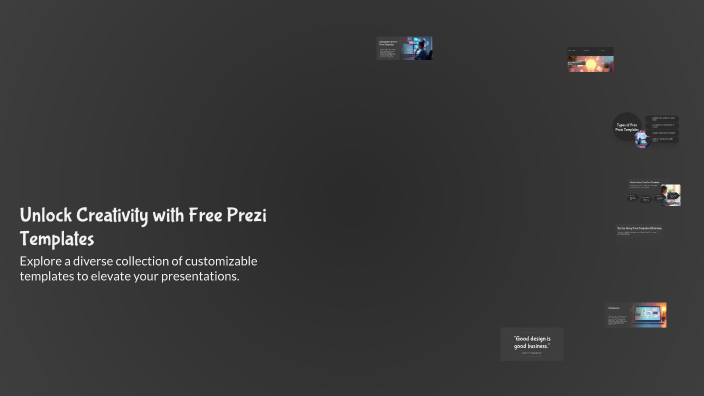 Unlock Creativity with Free Prezi Templates by Siti Yusof on Prezi