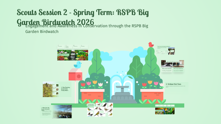 Scouts Session 2 - Spring Term: RSPB Big Garden Birdwatch 2026 by Cole ...