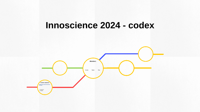 Innoscience 2024 - codex by Chung Rui Xin, Rae Student on Prezi
