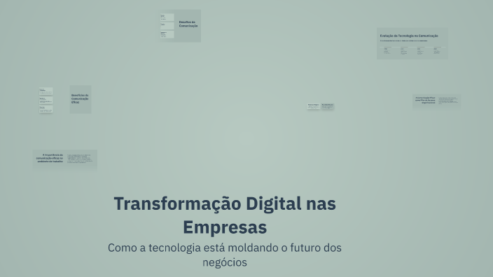 Transformação Digital nas Empresas by Gerson Jorge on Prezi