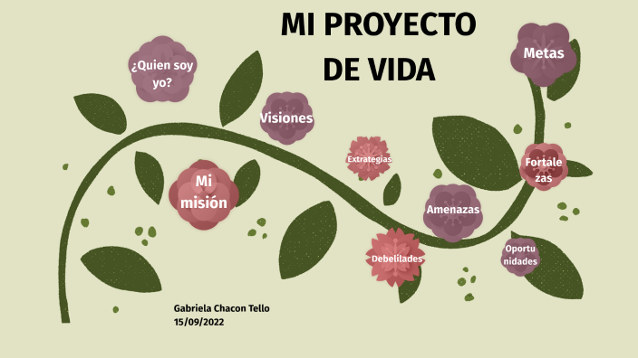 MI PROYECTO DE VIDA by ANA GABRIELA CHACON TELLO on Prezi