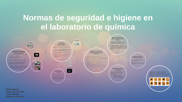 Normas de seguridad e higiene en el laboratorio de química by Paola ...