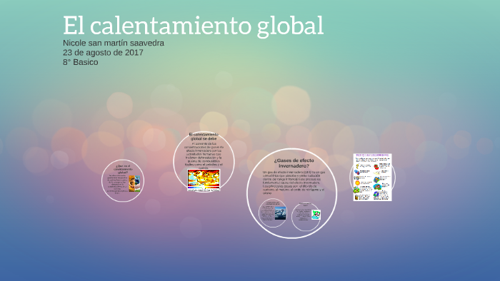 El calentamiento global by nicol estefania san martín saavedra on Prezi