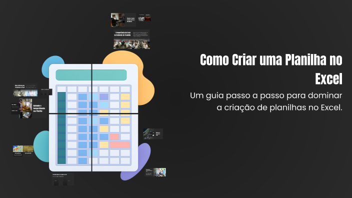 Como Criar uma Planilha no Excel by Fábio Mota on Prezi