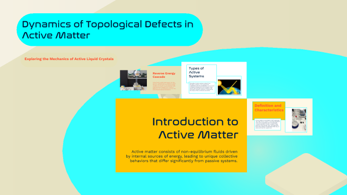 Dynamics of Topological Defect in Active Matter by Hassan Mehdikhani ...
