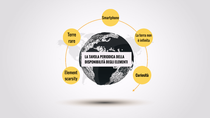 Tavola periodica della disponibilità degli elementi by Federico