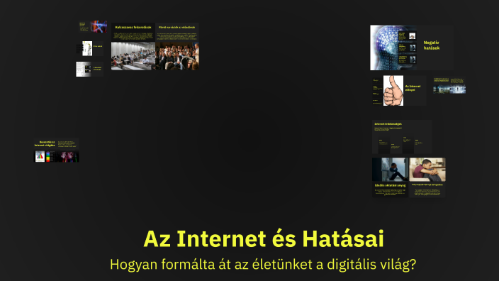 az internetadó hatása a hagyományos... Az Internet és Hatásai by CS BHaLdI on Prezi