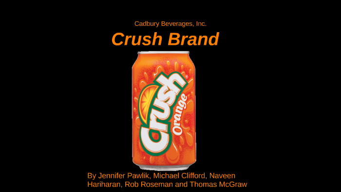 cadbury beverages inc crush brand