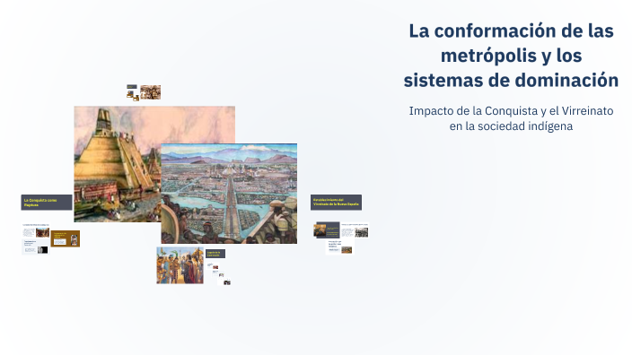 La conformación de las metrópolis y los sistemas de dominación by