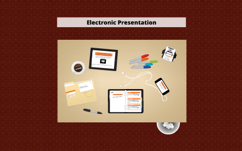 what is electronic presentation definition